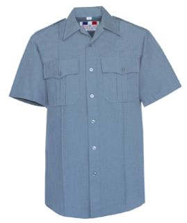 Fechheimer | 95R6626 | Mens French Blue Short Sleeve Deluxe Tropical ...