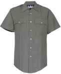  Fechheimer 95R6651 Mens Grey Short Sleeve Shirt