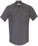 Fechheimer 97R6610 Mens Short Sleeve Police ShirtBlack 65% POLY 35%