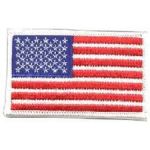 Hero's Pride 0005HP U.S. FLAG - White Border - 3-3/8 x 2"