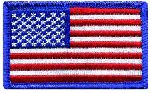Hero's Pride 19 U.S. Flag - Royal Border - 2-1/2 X 1-1/2"