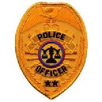 Police Officer - Gold Badge - 2-1/2 X 3-1/2"