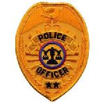 Police Officer - Gold Badge - 2-1/2 X 3-1/2"