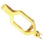 Hero's Pride 4014G Whistle CHAIN with Epaulette Clasp - Gold