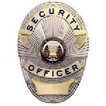 Security Officer (Lapd Style) - Traditional - 2tone - Gold On Nickel