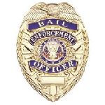 Hero's Pride 4133G BAIL ENFORCEMENT OFFICER - Oval - Traditional - Gold