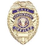 Hero's Pride 4133N BAIL ENFORCEMENT OFFICER - Oval - Traditional - Nickel