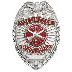 Hero's Pride 4185G VOLUNTEER FIREFIGHTER - Oval w/scramble - Gold