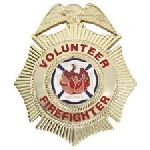 Hero's Pride 4187G VOLUNTEER FIREFIGHTER - Maltese Cross - Gold