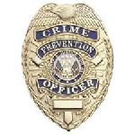 Hero's Pride 4203N CRIME PREV. OFCR. - Oval - Light - Nickel