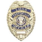 Hero's Pride 4206G LOSS PREVENTION OFFICER - Oval - Light - Gold