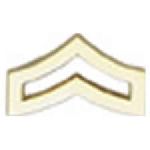 Pairs - Cpl Chevron - Small - 3/4" - 2 Clutch - Gold