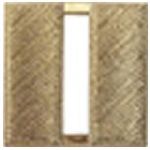 Hero's Pride 4415MCG Pairs - Captain Bars - Corrugated - Mini 3/4" - 2 Clutch - Gold
