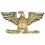 Hero's Pride 4428RN Pairs - Colonel Eagle - Regular 1" - 2 Clutch - Nickel