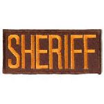 Hero's Pride 5201 SHERIFF - Dk. Gold/Brown - 4 x 2" - Heat Seal'able