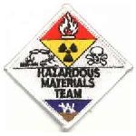 Hero's Pride 5266 HAZARDOUS MATERIALS TEAM - 3 X 3" (At points)