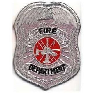 Hero's Pride 5383 FIRE DEPARTMENT Badge Patch- 2-1/2 x 3-1/2"