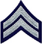 Hero's Pride 5417C Pr - CPL - 3"  Wide - White on Midnight Navy