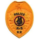Hero's Pride 5616 POLICE K9 - Gold Badge - 2-1/2 X 3-1/2"