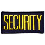 Hero's Pride 5720 SECURITY - Med Gold on Navy - 4 X 2" - Sew-on