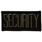 Hero's Pride 5729 SECURITY - O.D. on Black - 4 X 2" - Sew-on