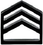 Hero's Pride 6504 Pairs - Staff Sgt - Subdued/Black