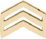 Hero's Pride 6523 Pairs - Sergeant - Dress/Gold