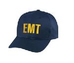 Dark Navy Twill Cap Embr'd w/Gold "Emt"