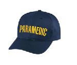 Dark Navy Twill Cap Embr'd w/Gold "Paramedic"