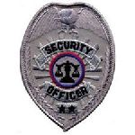 Hero's Pride 66 Security Officer - Silver Badge - 2-1/2 X 3-1/2"