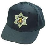 Hero's Pride 6719 Navy All Twill Cap w/Silver "SEC OFF" Star