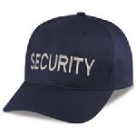 Hero's Pride 6746 Navy Twill Cap Embr'd w/Silver Grey "SECURITY"