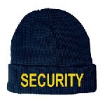 6826 Medium Gold Lettering On Dark Navy Watch Cap