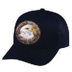 Hero's Pride 6894 Defenders Of Our Freedom - 3" Circle On Black Cap