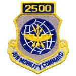 Hero's Pride 7204 2500 AIR MOBILITY COMMAND - w/Hook - 3 x 3-1/2"