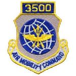 Hero's Pride 7206 3500 AIR MOBILITY COMMAND - w/Hook - 3 x 3-1/2"