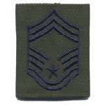 Hero's Pride 7235 Each - GORTEX Rank Insignia - CHIEF MSGT - Subdued