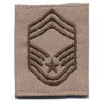 Hero's Pride 7261 Each - GORTEX Rank Insignia - CHIEF MSGT - Desert