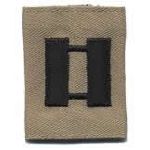 Hero's Pride 7265 Each - GORTEX Rank Insignia - CAPT - Desert