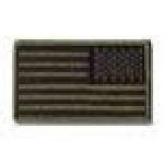 Hero's Pride 7345 U.S. FLAG-Subdued (reverse) - no Hook - 3-3/8 x 2"