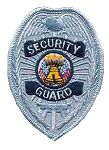 Hero's Pride 78 Security Guard - Silver Badge - 2-1/2 X 3-3/8