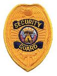 Security Guard - Gold Badge - 2-1/2 X 3-3/8