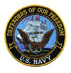 Hero's Pride 8239B Defenders Of Our Freedom - Navy - 12"Circle