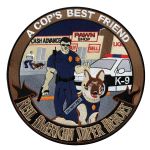 Hero's Pride 8243 K-9: American Super Heroes - 12"Circle