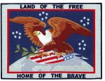 Hero's Pride 8245 Land Of The Free, Home Of The Brave - 12 X 9