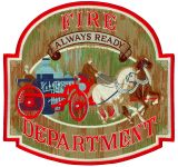 Hero's Pride 8259A Fire Department - Always Ready - 12 X 11-1/2