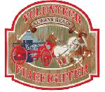 Hero's Pride 8259B Volunteer Firefighter - Always Ready - 12 X 11-1/2