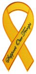 Hero's Pride 8401 Support Our Troops - Ribbon Only - 12"High