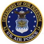 Hero's Pride 8421C Defenders Of Our Freedom - Air Force - 5"Circle