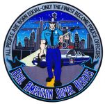 Police Officer: American Superhero - 5"Circle